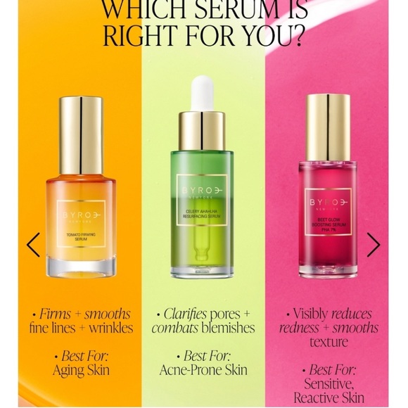Byroe New York: Celery AHA Serum, Golden Carrot Mask duo Bundle new - Picture 4 of 5